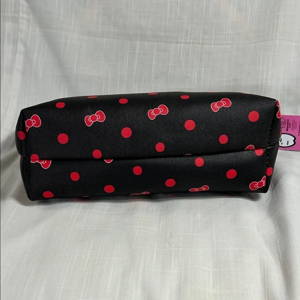 Hello Kitty Black Pouch with Red Bow Accents